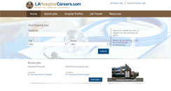Desktop Screenshot of lahospitalcareers.com